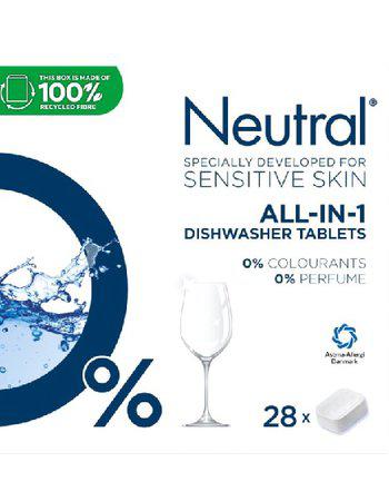 Neutral Maskindisktabletter 28-Pack